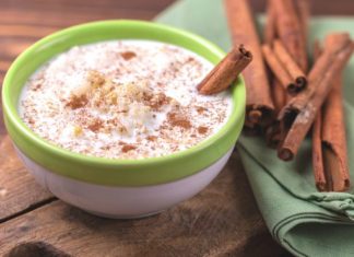 farinha de banana com canela