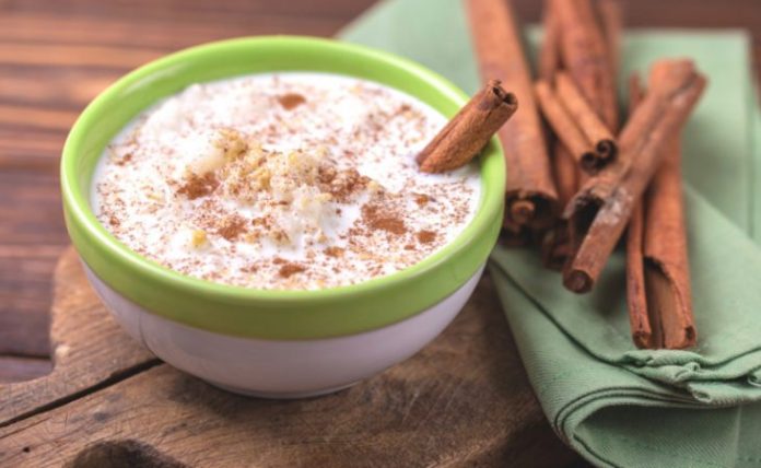 farinha de banana com canela