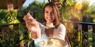 Dieta em etapas com comida saudável