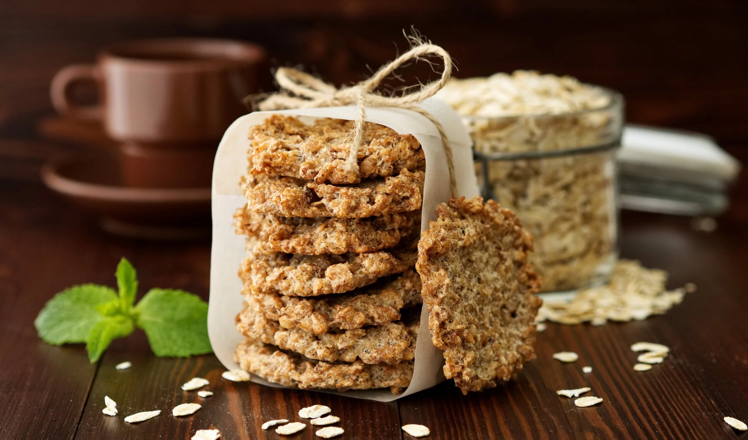 Cookie de aveia empilhado Cookie de aveia empilhado