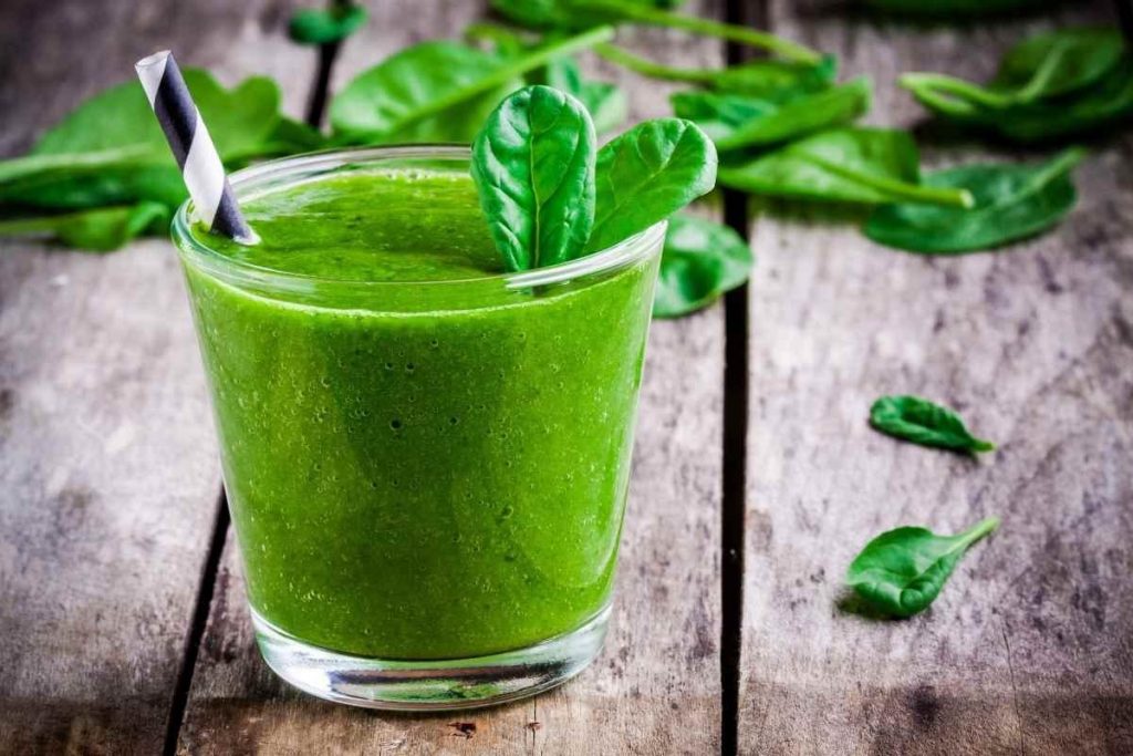 suco verde de espinafre
