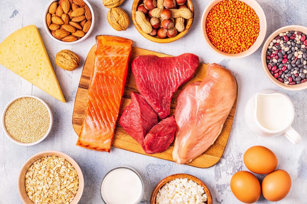 alimentos ricos em proteína