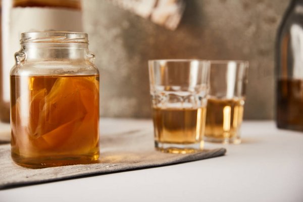 Preparação da kombucha