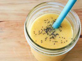 Sementes de chia em suco para emagrecer